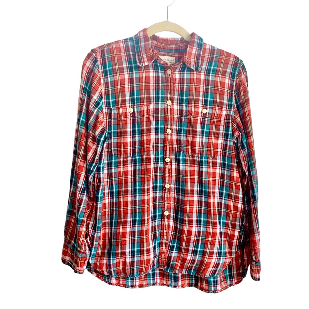 Denim & Supply by Ralph Lauren Medium Plaid
Button Down Flannel Top